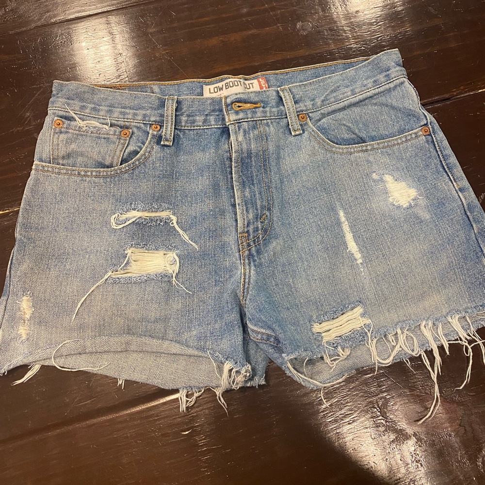 Levi’s Distressed Shorts